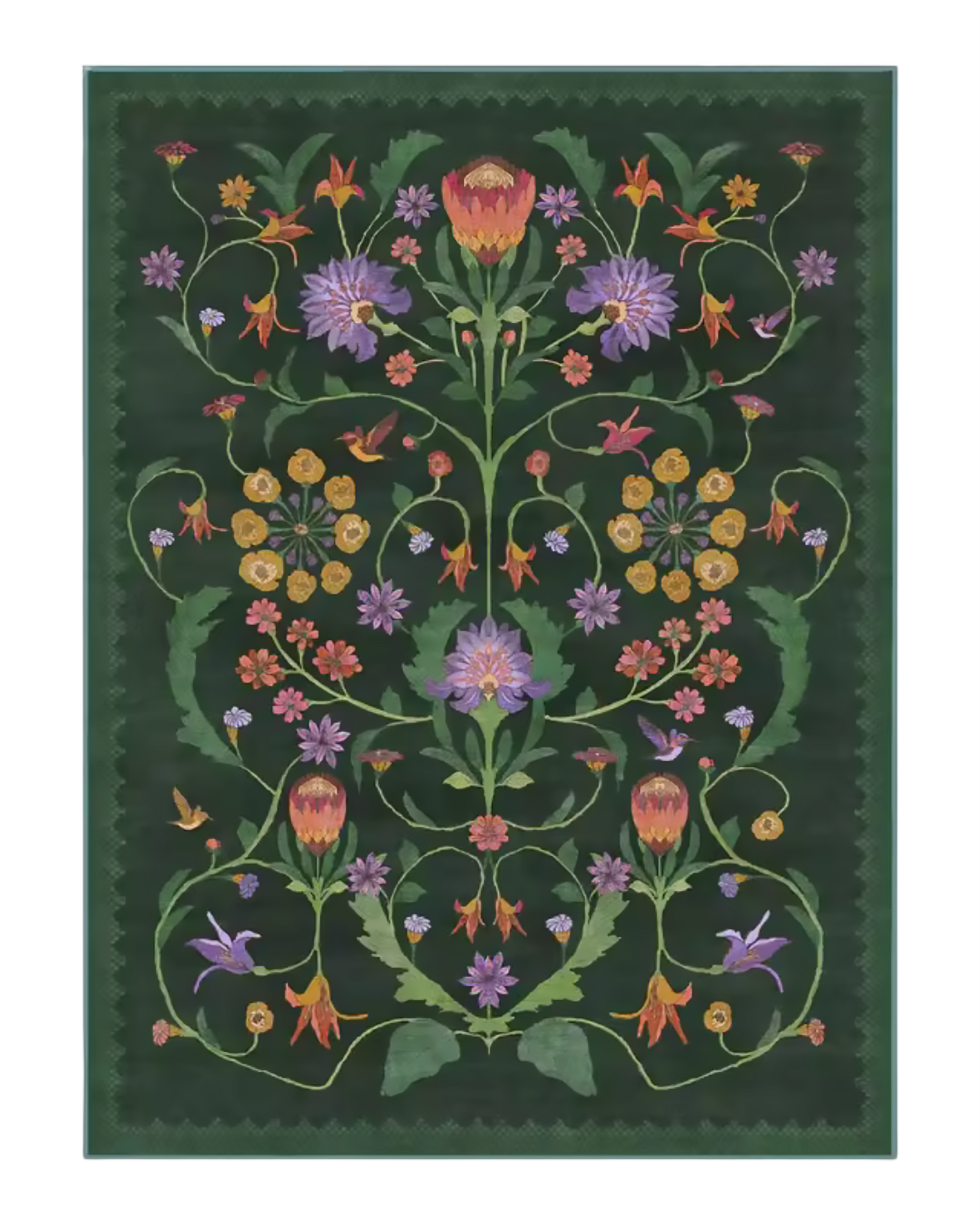 Rug Washable Enchanted Forest