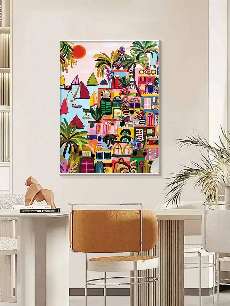 Canvas Print  Sunlit Riviera